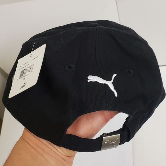 🤩New with tags Puma women's black/white cap 100%cotton - Picture 7 of 8